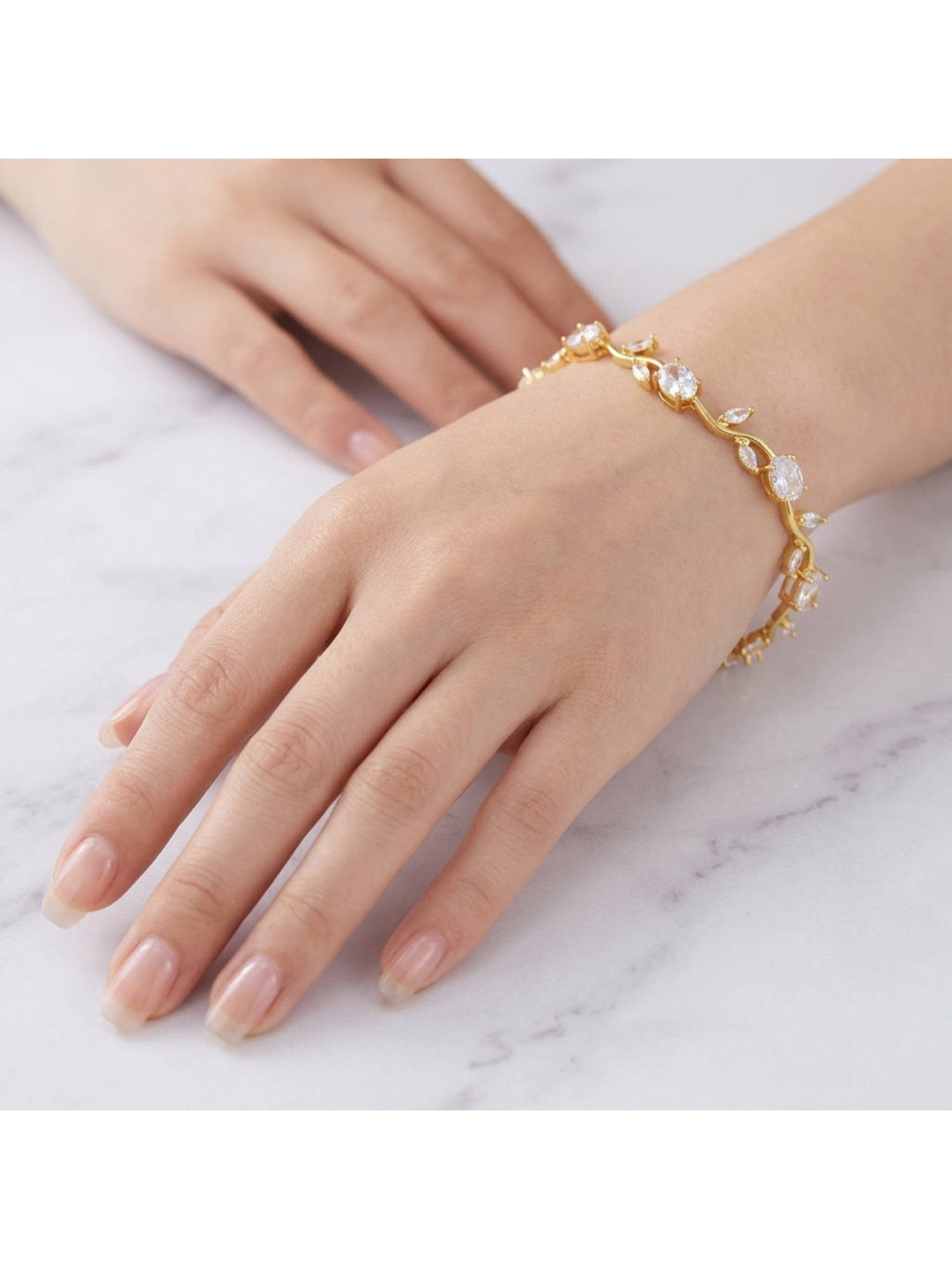 Salty White Stones Western Bracelet