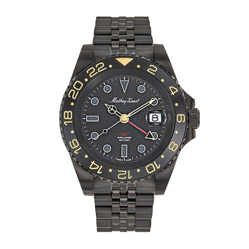 Buy Mathey-Tissot Men Vintage GMT Black Dial Analog Watch H903NN