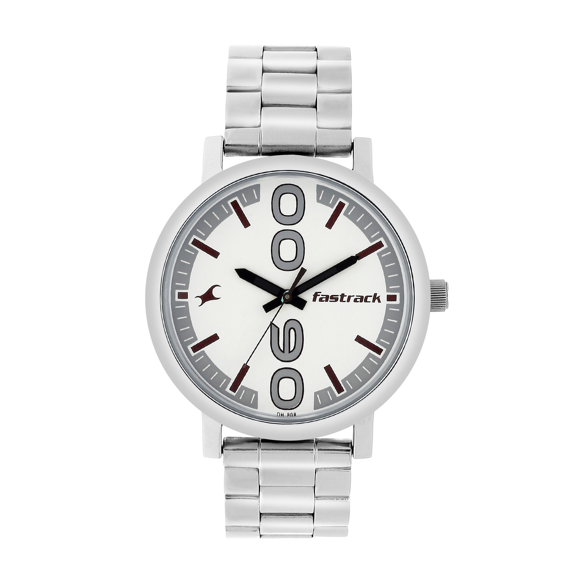 Buy Fastrack NM38052SM08 White Dial Analog Watch For Men Online