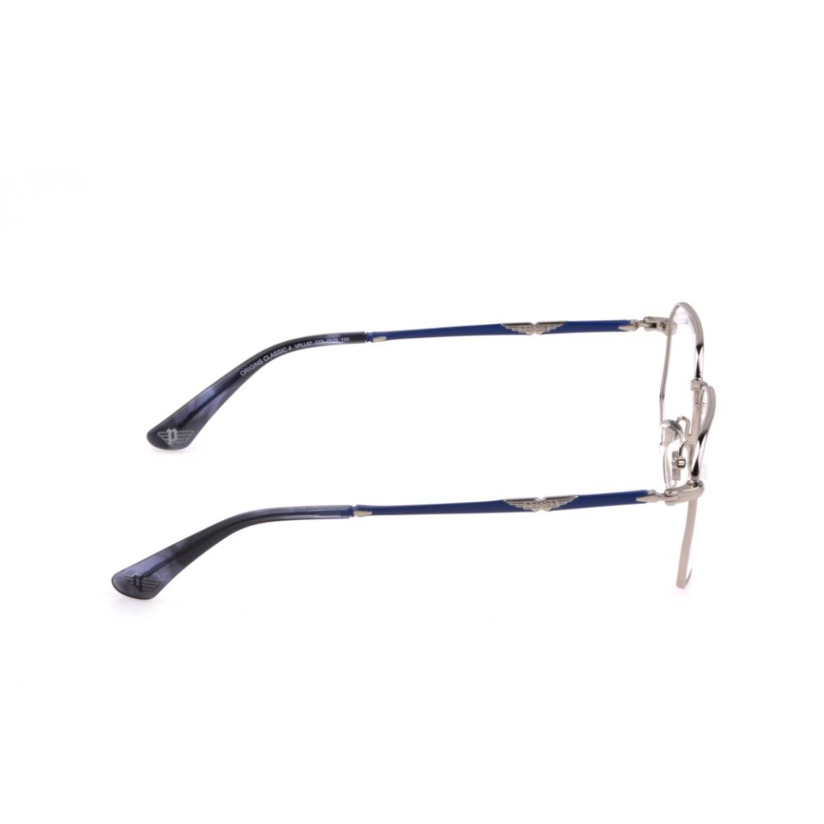 Full Rim Metal Buy Police Men Full Rim Silver Metal Frames - VPLL67K53579FR (53) Online