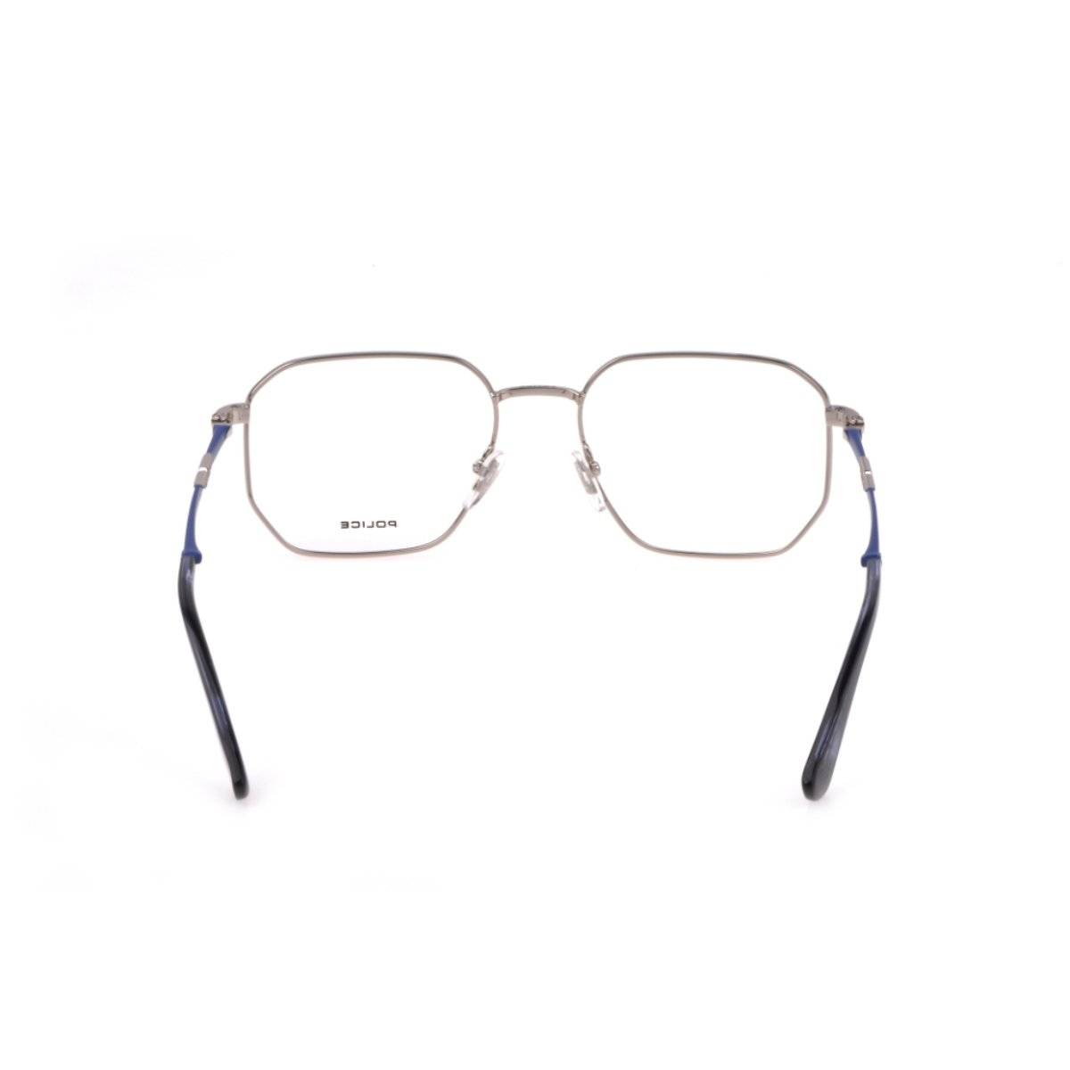 Full Rim Metal Buy Police Men Full Rim Silver Metal Frames - VPLL67K53579FR (53) Online
