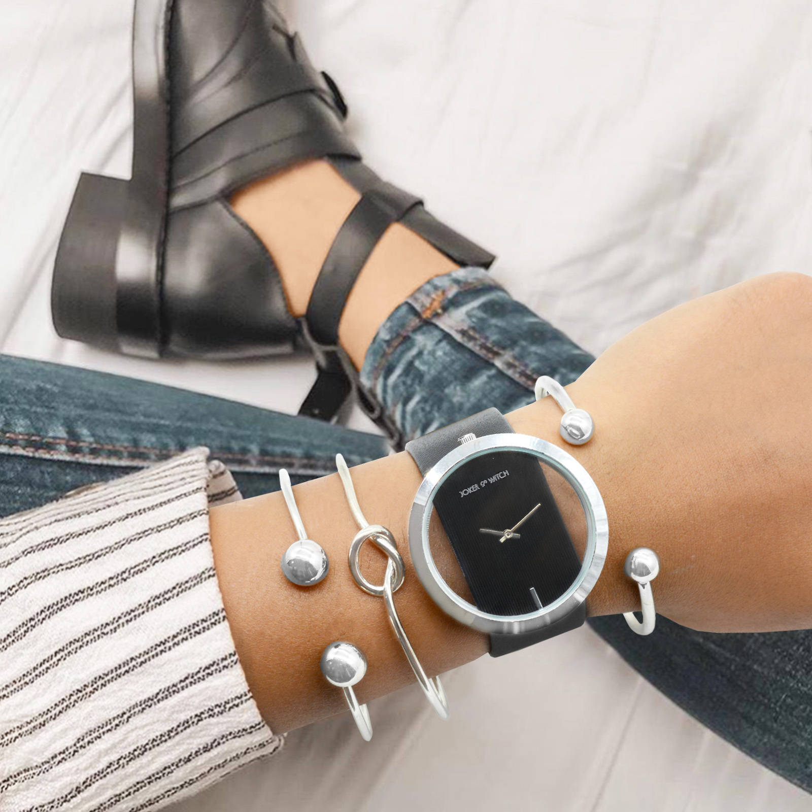 Joker & Witch Ofilia Black Bracelet Stack
