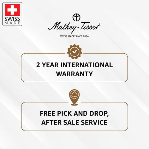 Mathey-Tissot White Dial Analogue Watches For Men HB611251ABR