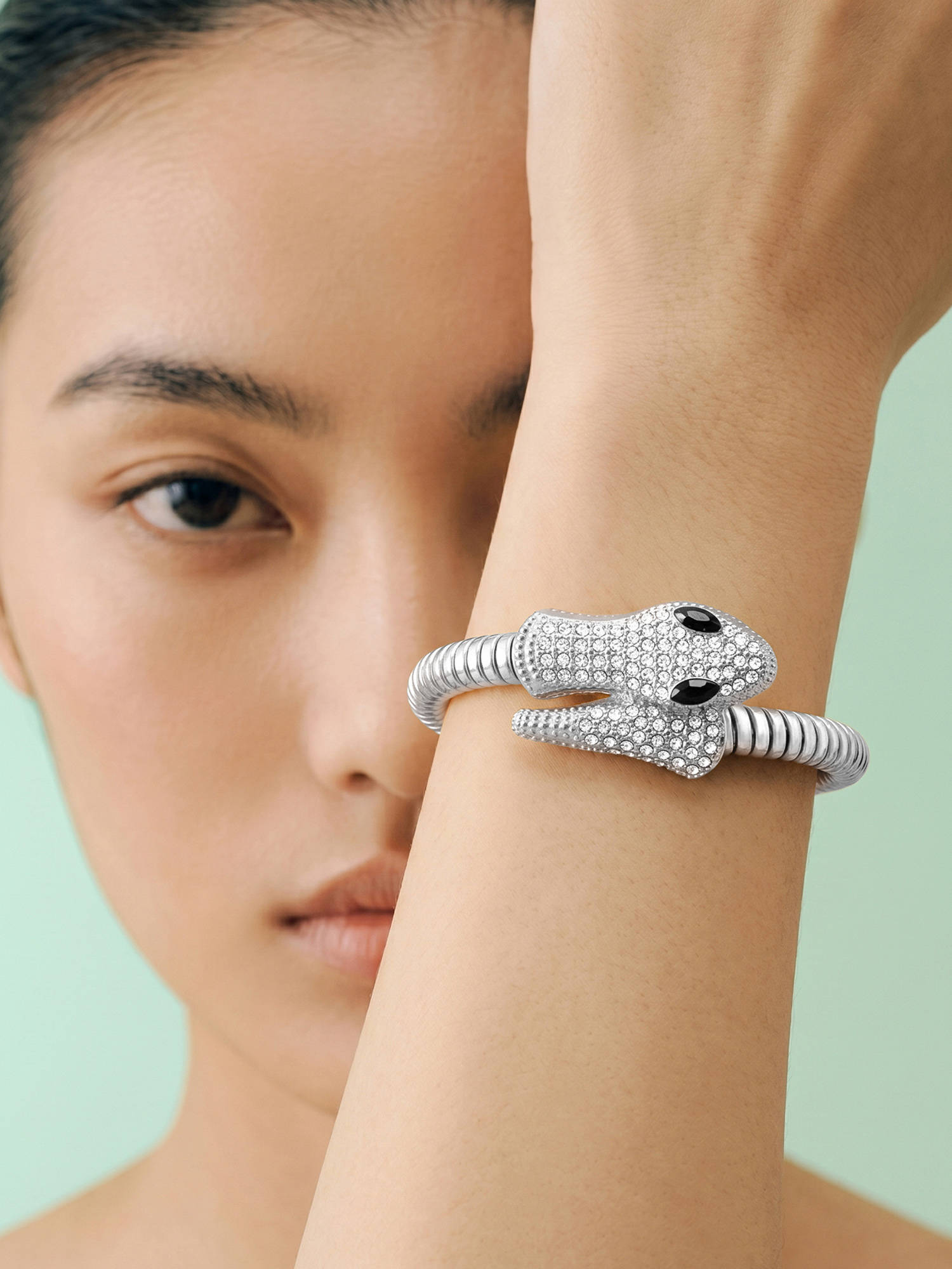 Joker & Witch Aria Wild Silver Snake Adjustable Bracelet