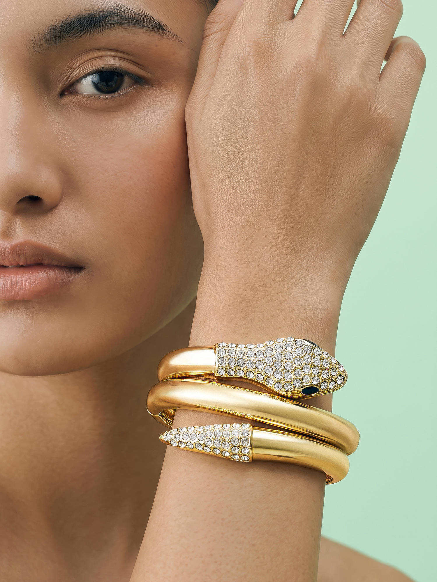 Buy Joker & Witch Hebiro Gold Snake Adjustable Bracelet Online