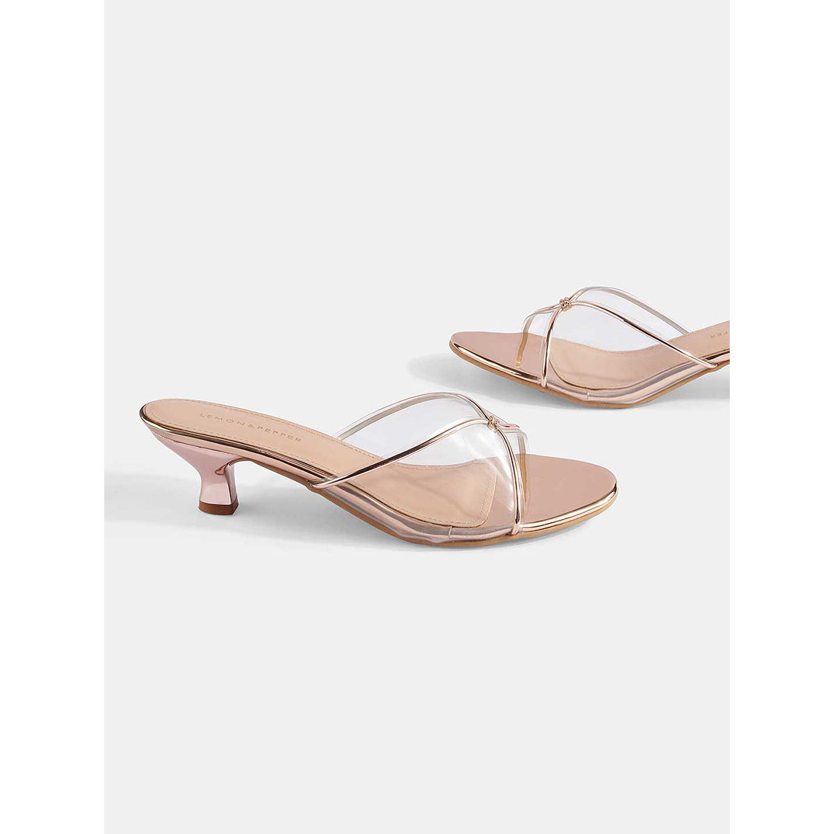 Buy Lemon Pepper Gold Round Toe Sandals Online