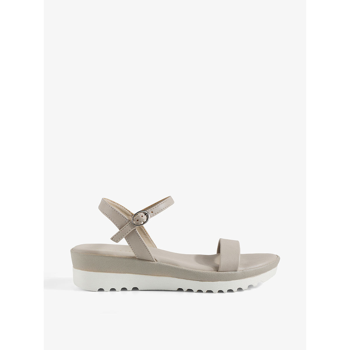 Buy online Grey Tpu Ankle Strap Sandals from heels for Women by Marc Loire  for ₹699 at 72% off | 2024 Limeroad.com
