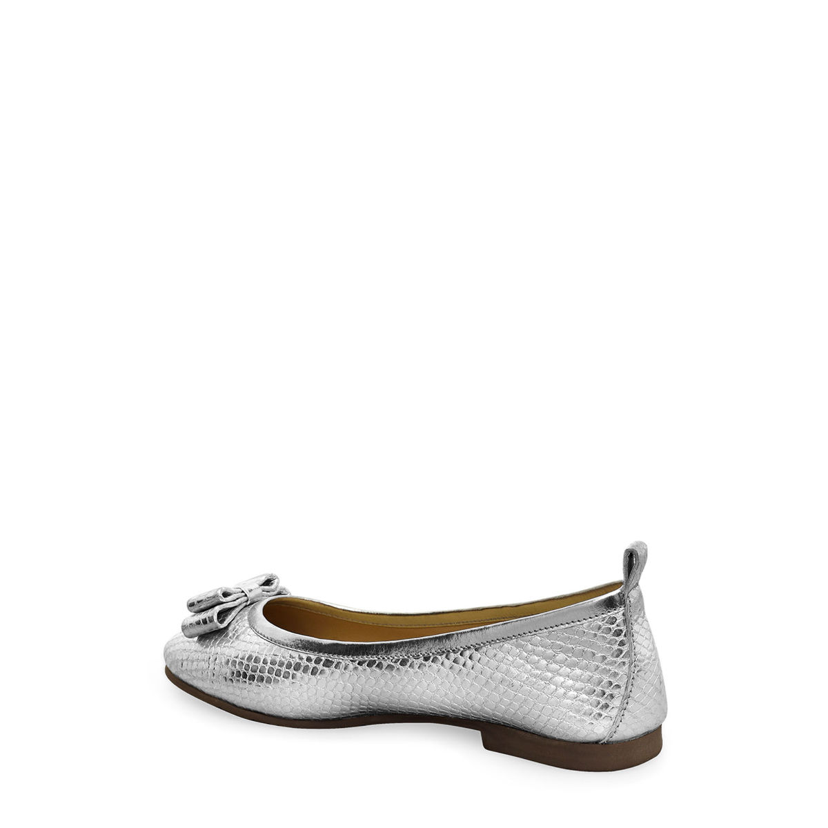 Eske Paris Silver Printed Emily Ballerina: Buy Eske Paris Silver ...