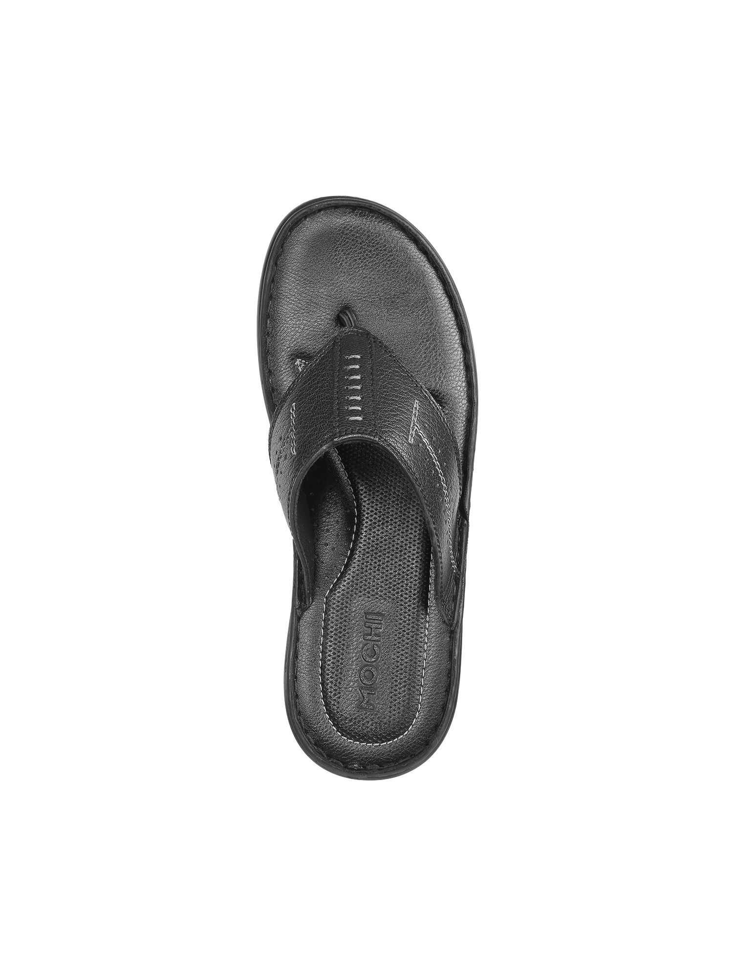 Buy Mochi Men's Black Cross Strap Sandals for Men at Best Price @ Tata CLiQ