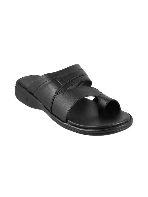 Walkway Mens Slipper Online Buy Walkway Men Black Synthetic