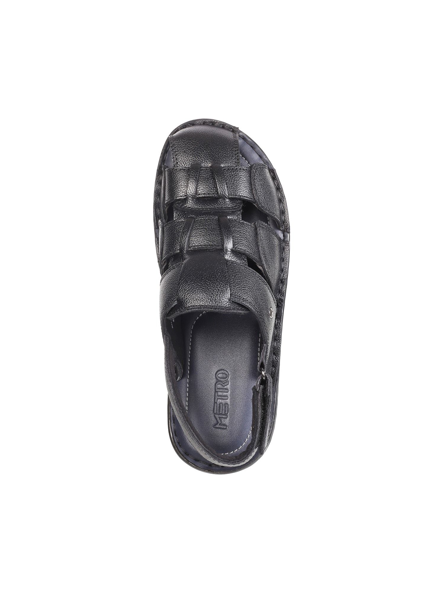 Buy Metro Men's Maroon Sling Back Sandals for Men at Best Price @ Tata CLiQ