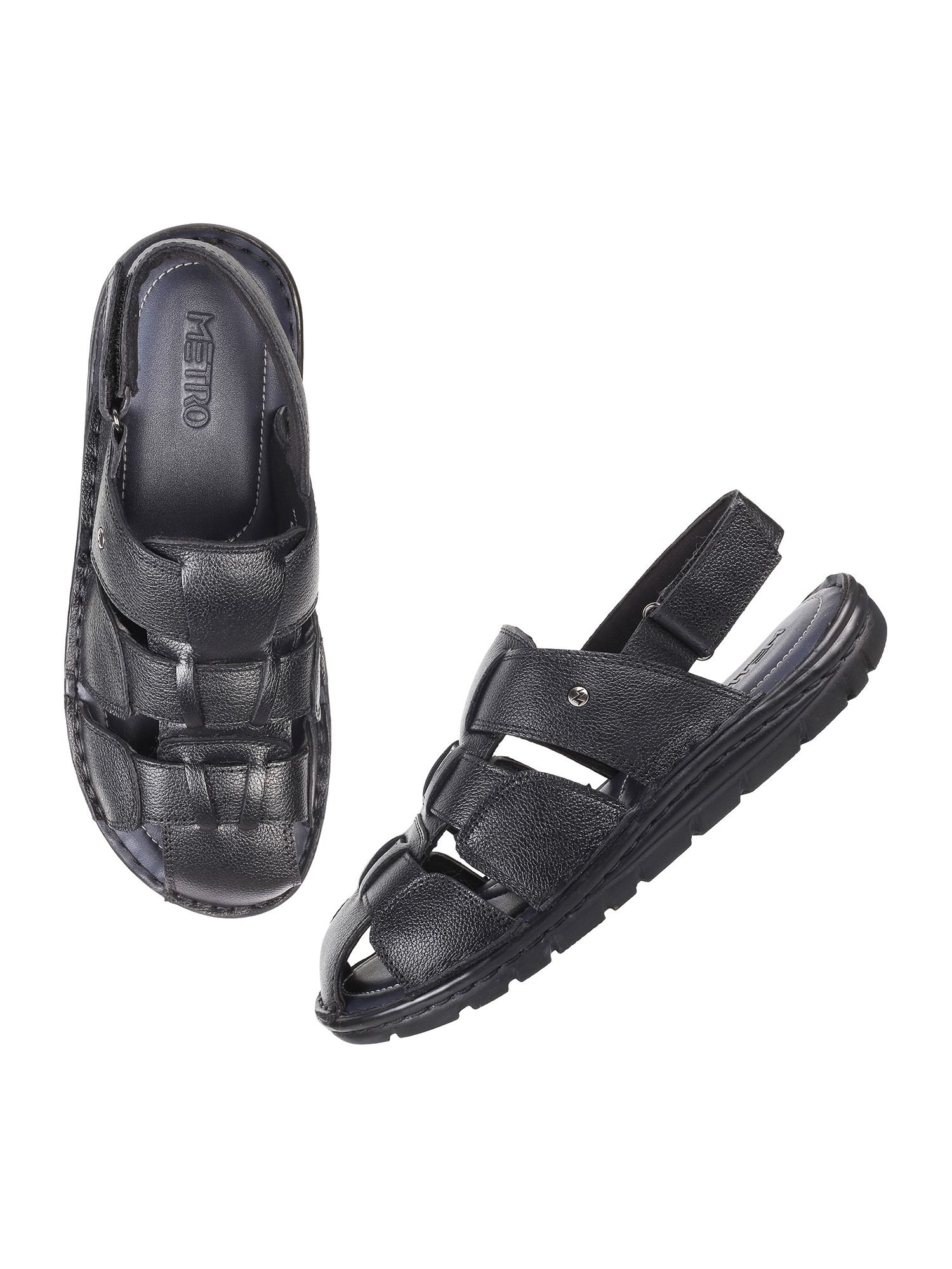 Buy Women Black Casual Sandals Online | SKU: 33-295-11-36-Metro Shoes