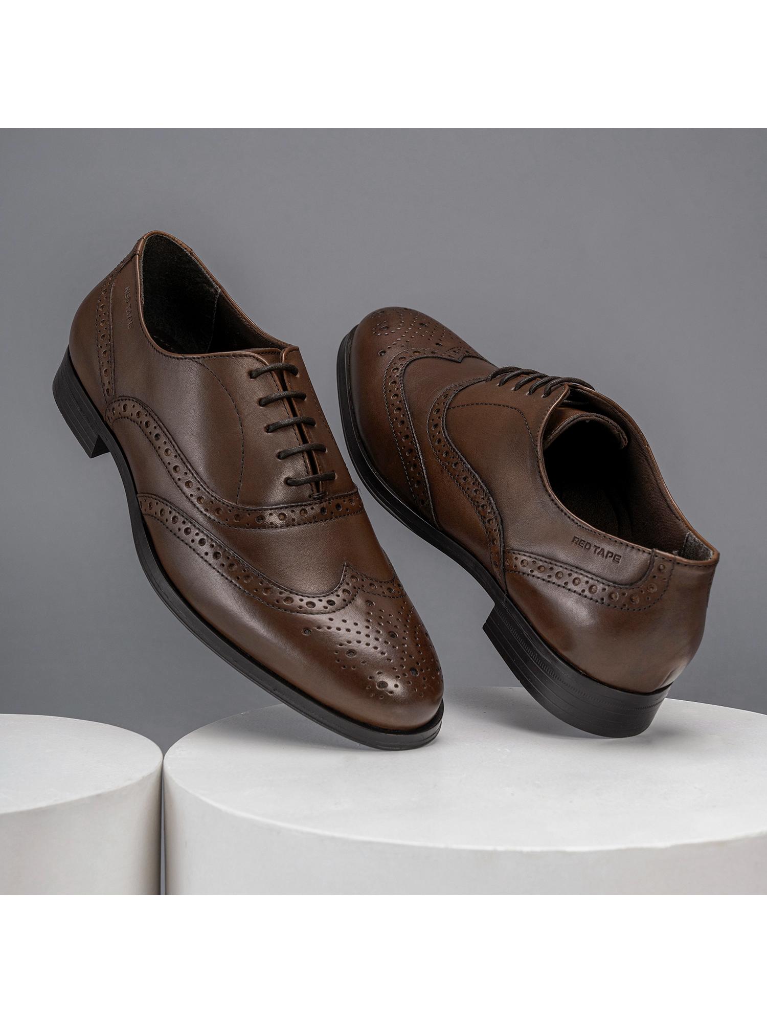 red tape men's brown casual shoes