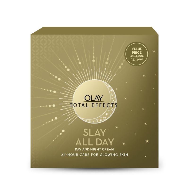Olay Total Effects Day Cream + Olay Total Effects Night Cream - Slay All Day Pack