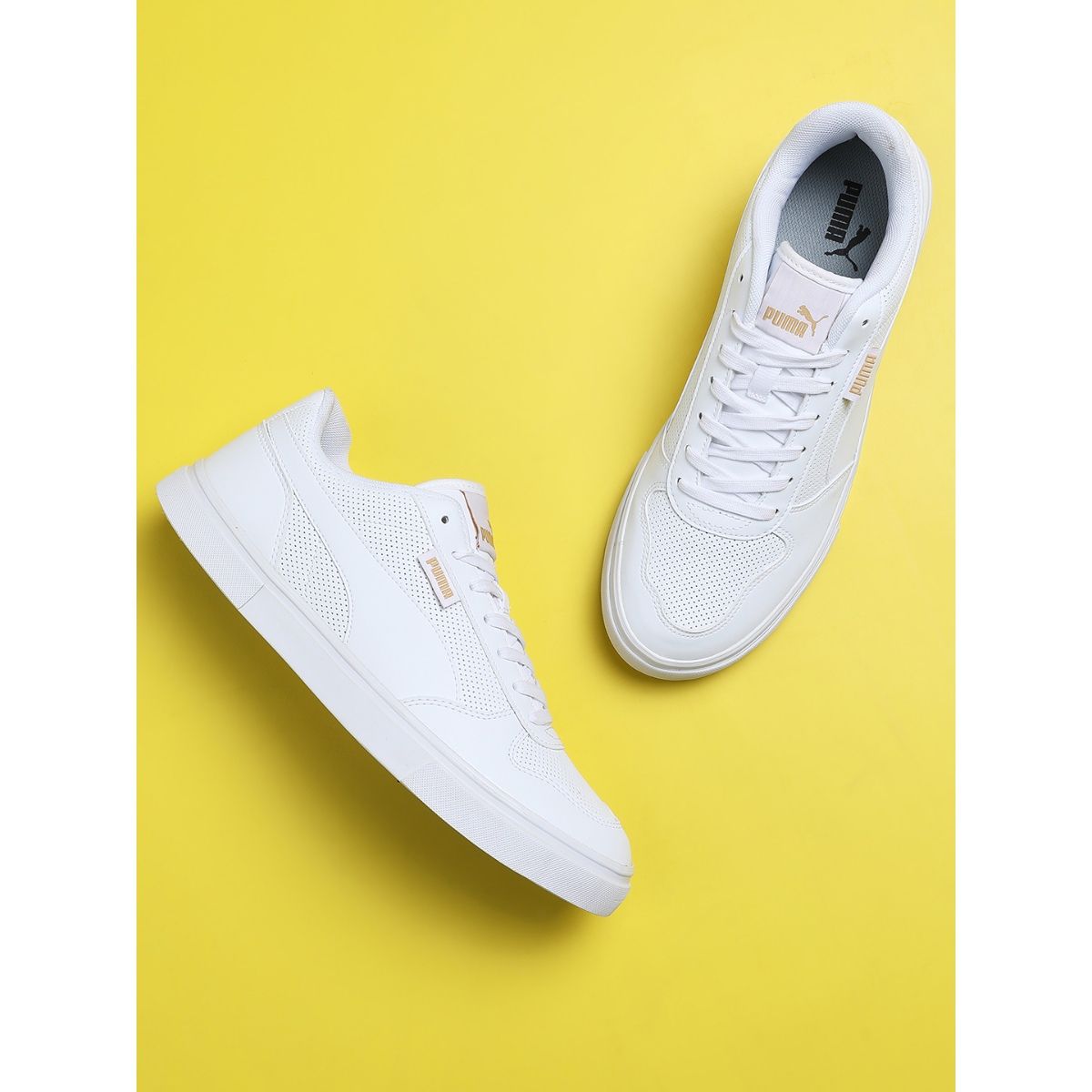 Puma Trinity Men White Sneakers: Buy 