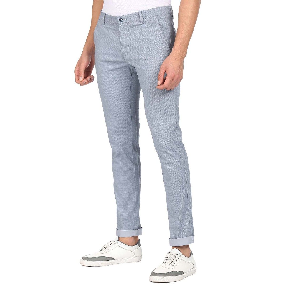 Buy Arrow Sports Men Beige Flat Front Solid Corduroy Trousers Online at  desertcartINDIA