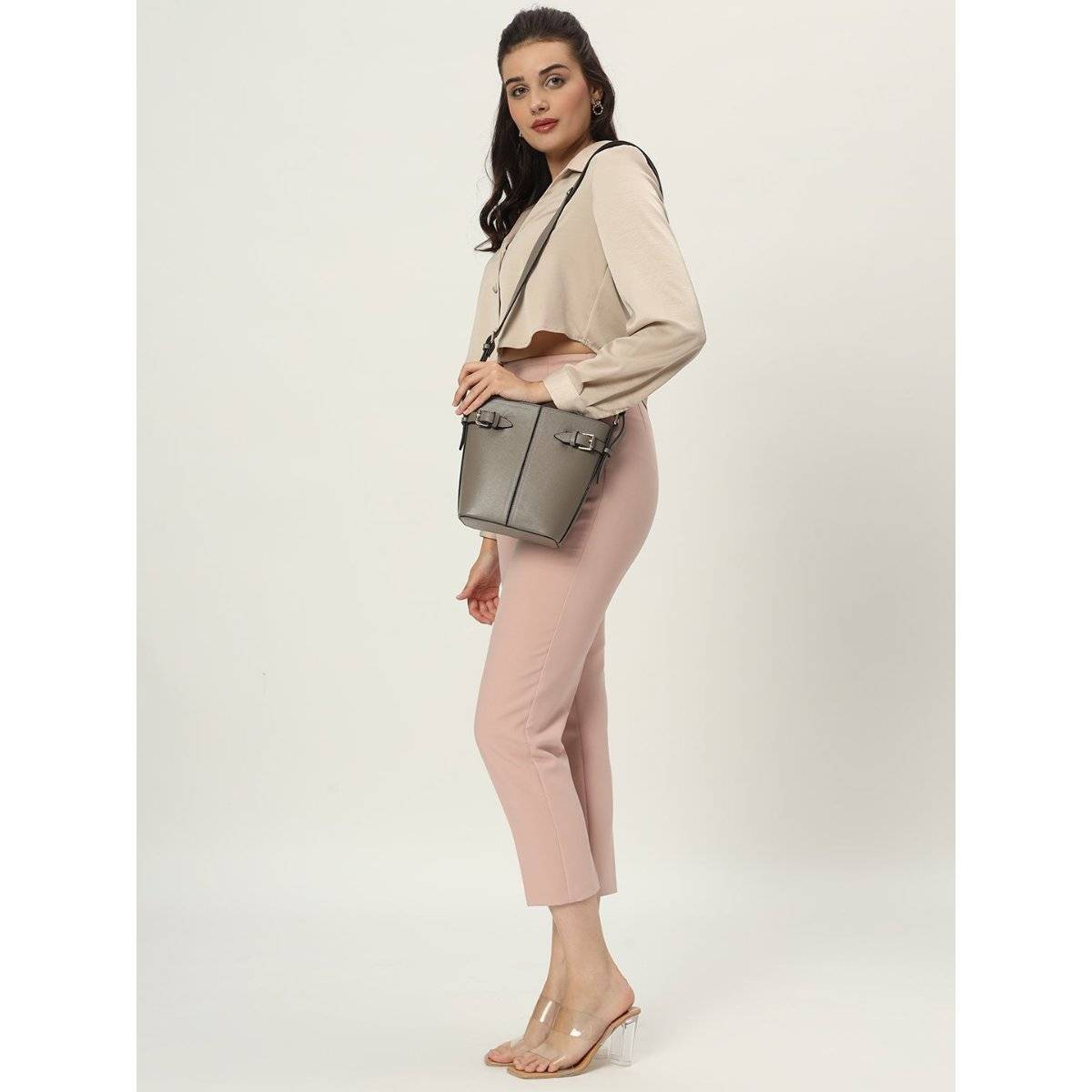THE GUSTO Grey Coral Sling Bag (M)