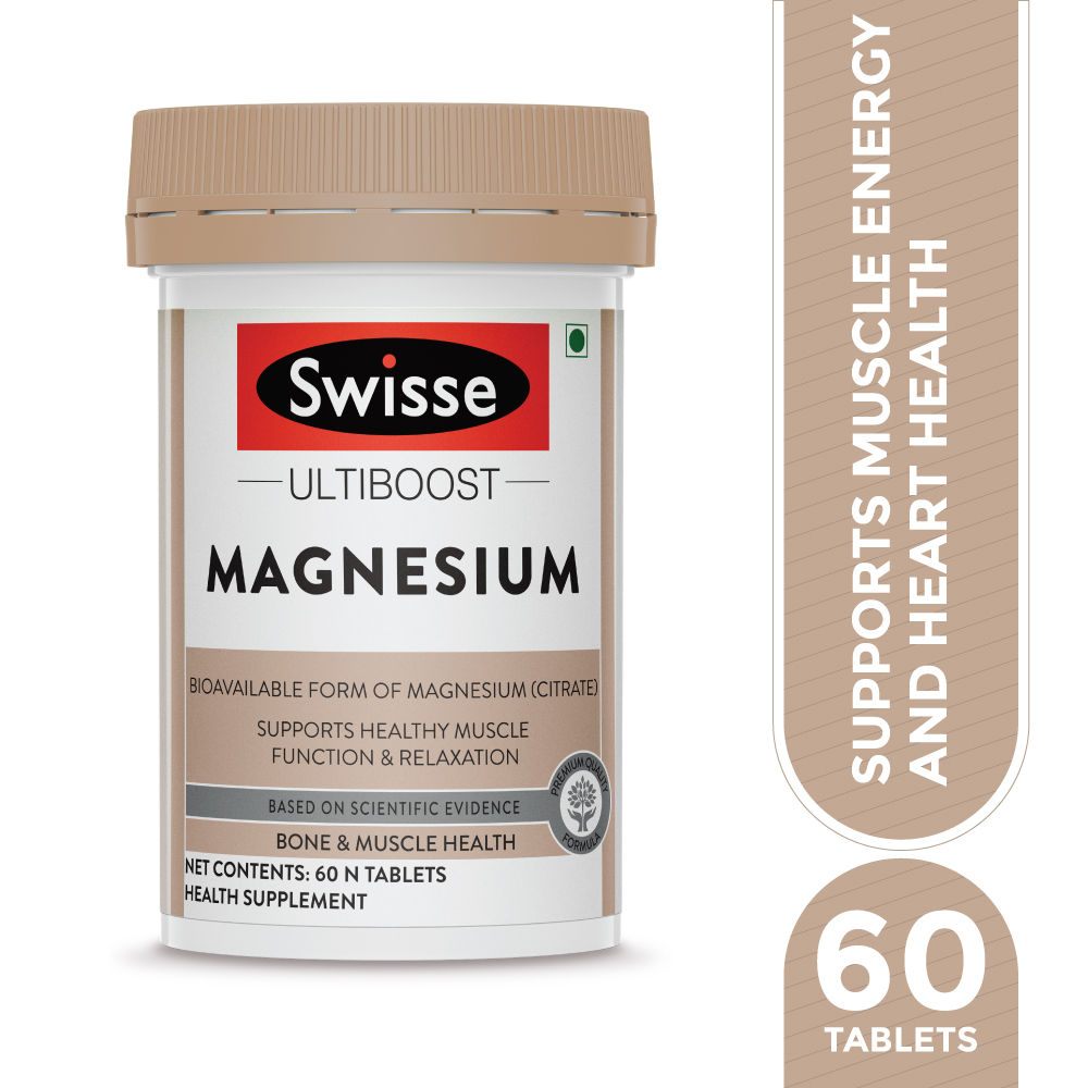 Swisse Magnesium Supplement for Immunity, Muscle Energy & Heart Health