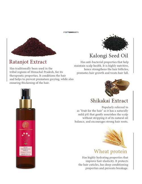 Forest Essentials Hair Thickening Spray Bhringraj & Shikakai: Buy Forest  Essentials Hair Thickening Spray Bhringraj & Shikakai Online at Best Price  in India | Nykaa