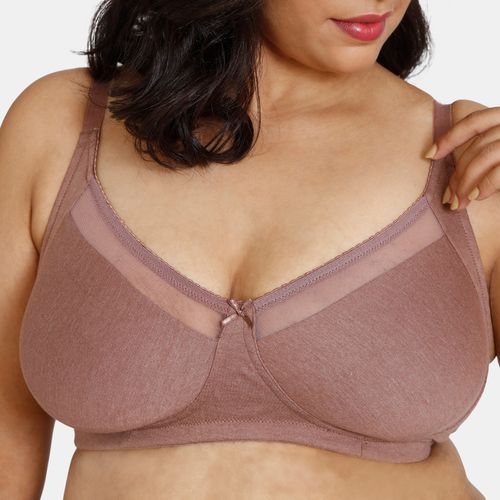 Plus Dream Curve 2ndSkin Wireless Full Coverage Seamless Side Support  Lounge Bra