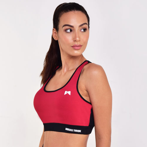 Buy Muscle Torque Non-Wired Activewear Removable Padding Sports