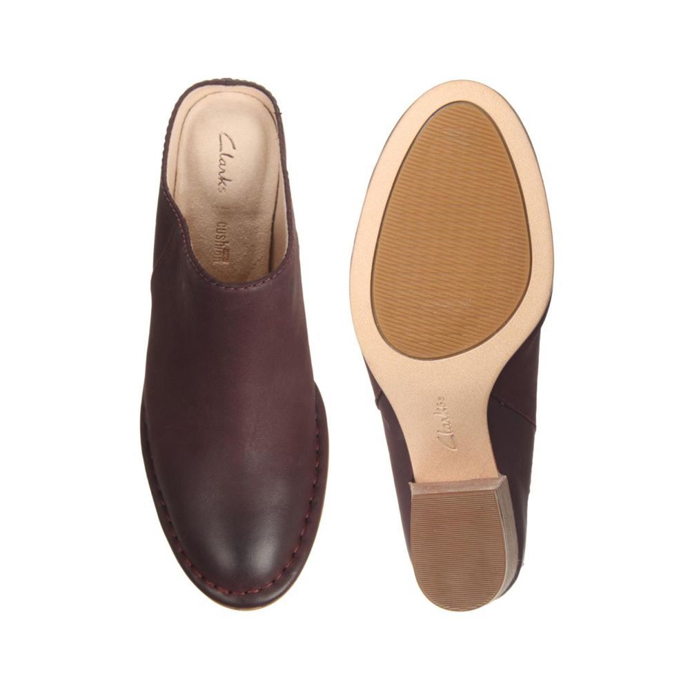 clarks spiced isla aubergine