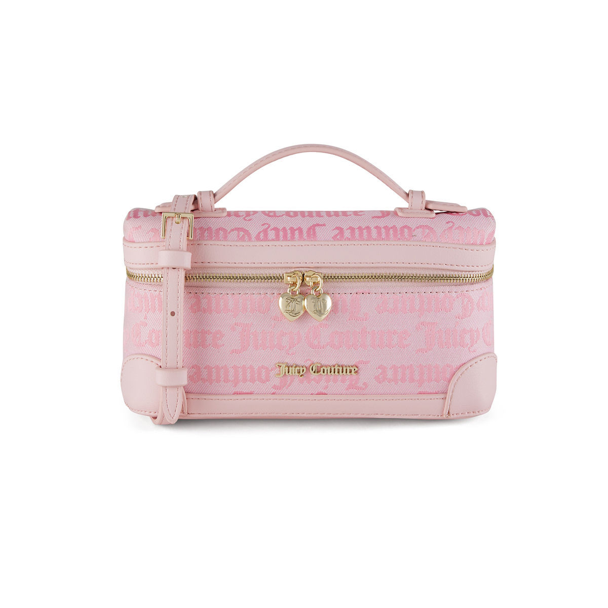 Juicy Couture ピンク ショルダーバッグ Buy Juicy Couture Women Pink Jacquard Typography Stacci Baguette