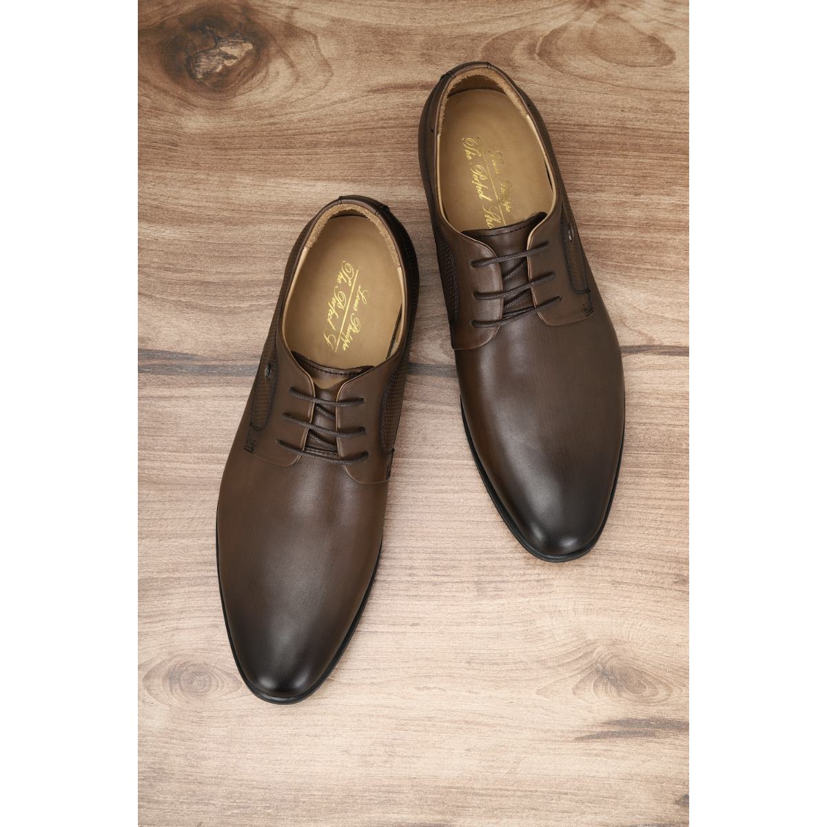 Buy Louis Philippe Brown Lace Up Shoes Online - 799611