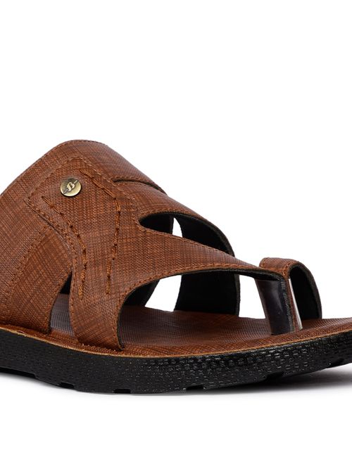 Bata Quovadis Sandals Buy Bata Solid Brown Sandals Online