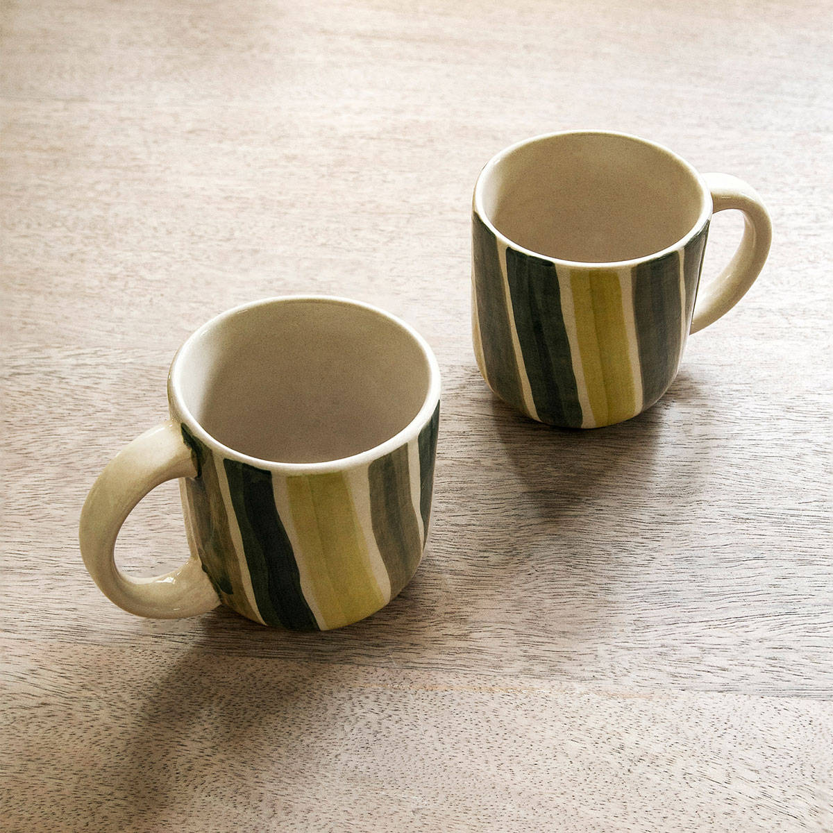 Ellementry Olive Coffee Mug (Set of 2)