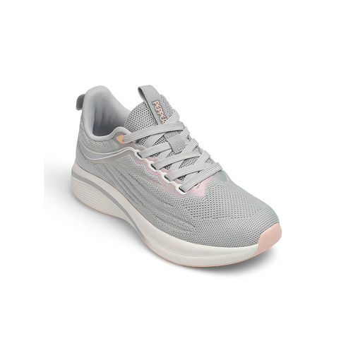 PEPPER Grey and Pink Casual Sport Shoes (39)