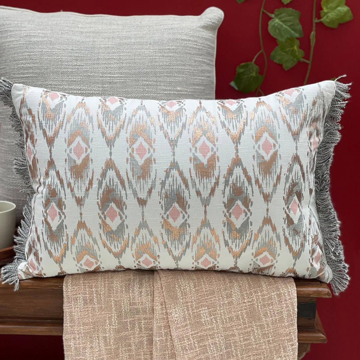 Ame decorative cushion cover, Voyageur Sakura - Bella Vida Collection - 14x22