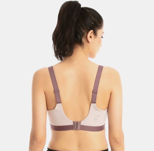 Buy online Purple Striped Sports Bra from lingerie for Women by Zivame for  ₹319 at 65% off