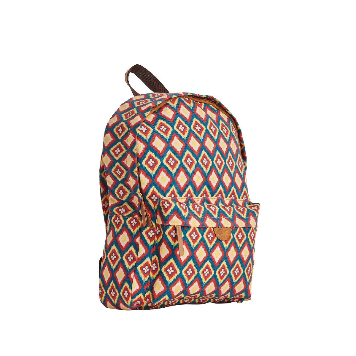 Buy Teal by CHUMBAK Teal By Teal by CHUMBAK Ikkat Glow Laptop Backpack