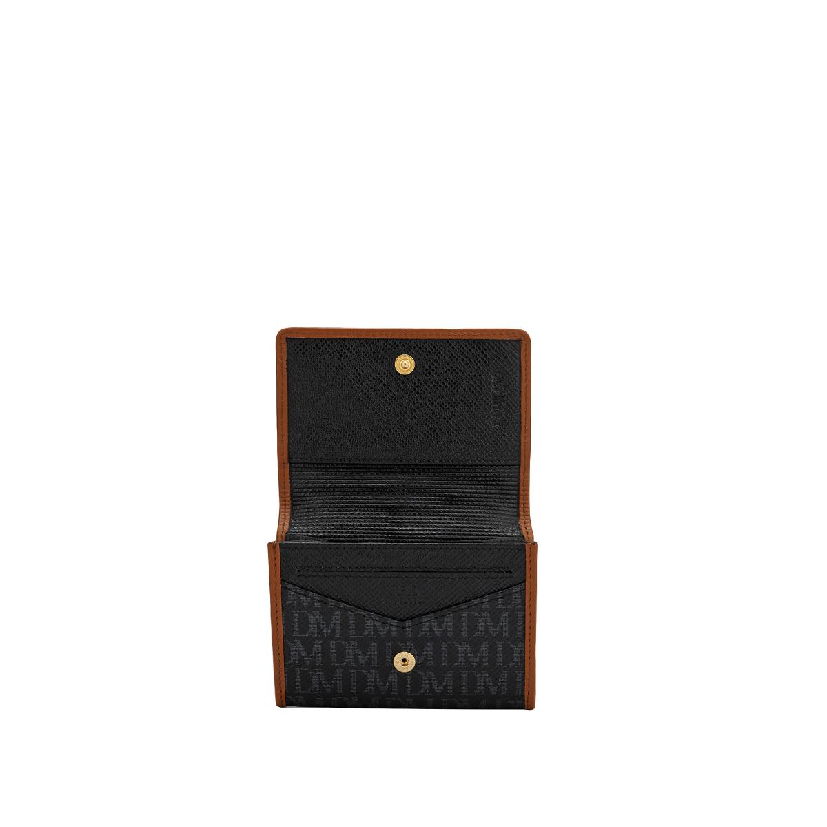 Buy Da Milano Genuine Leather Black Card Case Online