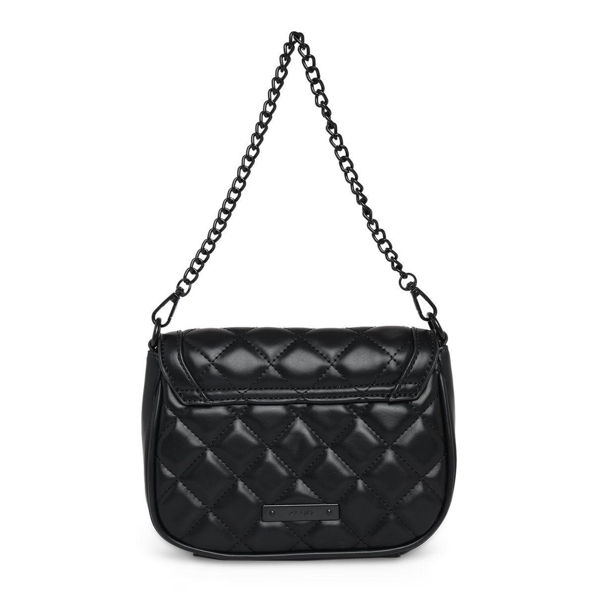 Buy Aldo Solid Black Sling Bag Online