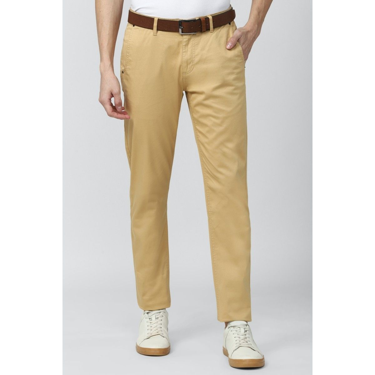 Peter England Men Brown Solid Super Slim Fit Casual Trousers Buy Peter  England Men Brown Solid Super Slim Fit Casual Trousers Online at Best Price  in India  NykaaMan