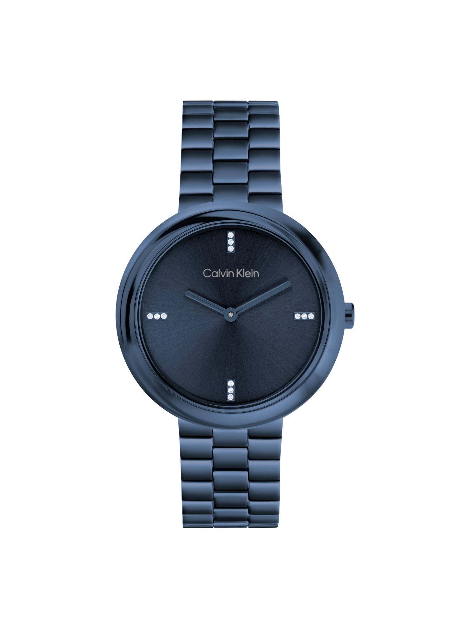 Calvin Klein Twisted Bezel 34 mm Blue Dial Women Watch (25100097) (M)