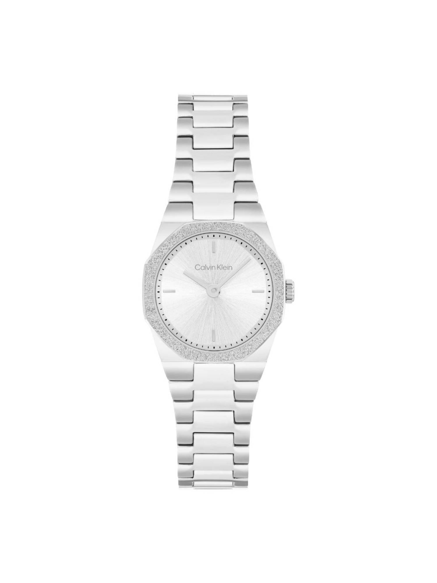 Calvin Klein Geometric Elegance White 23 mm Women Watch (25100141) (M)