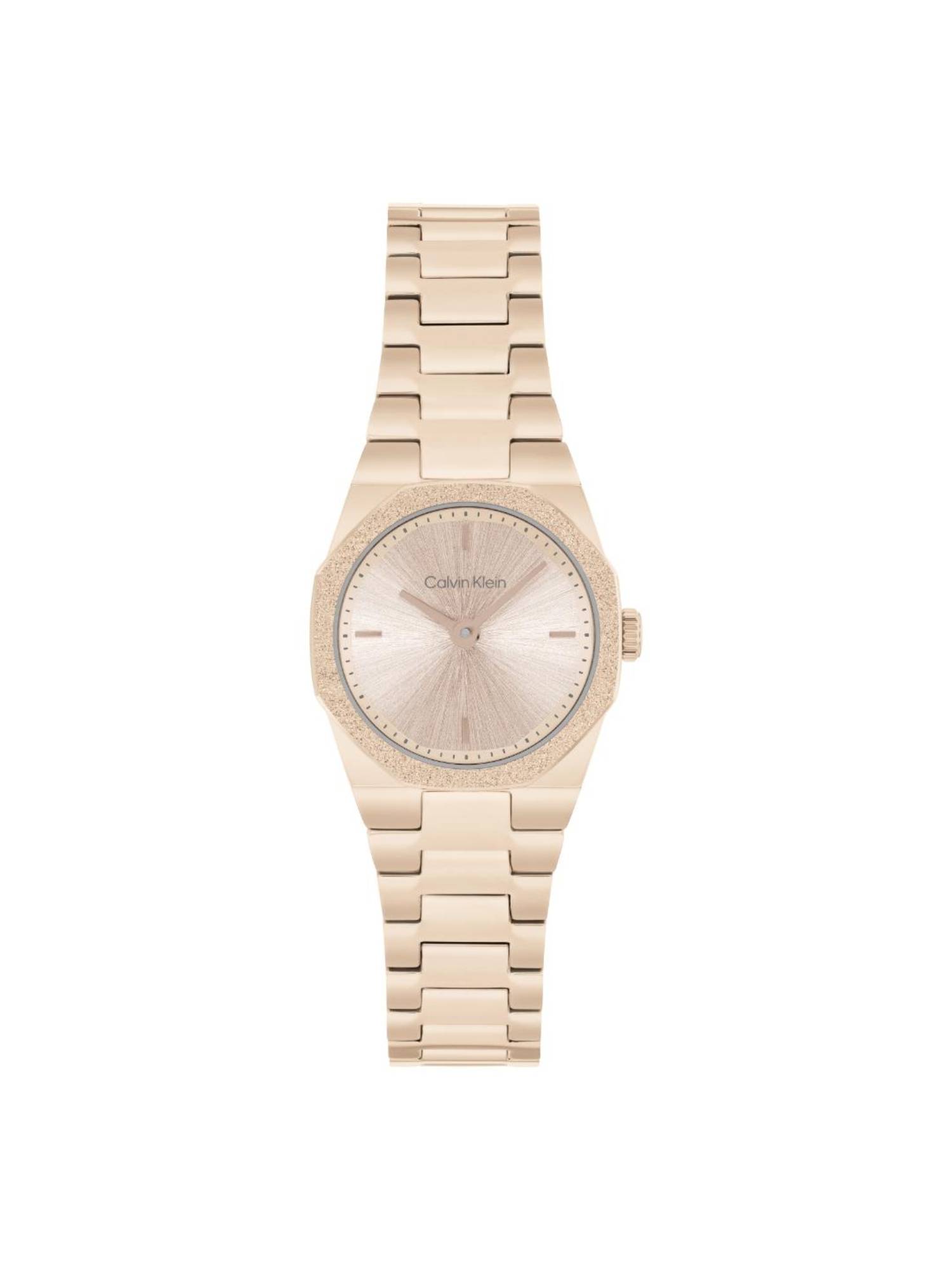 Calvin Klein Geometric Elegance Beige 23 mm Dial Women Watch (25100144) (M)
