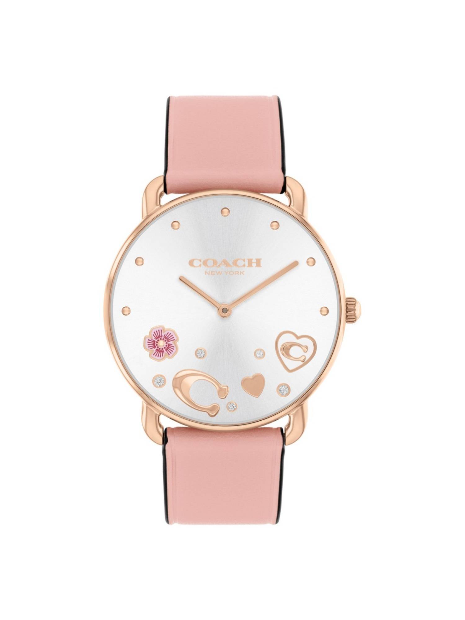 Coach Elliot 36 mm White Dial Women Analog Watch (14504295) (M)