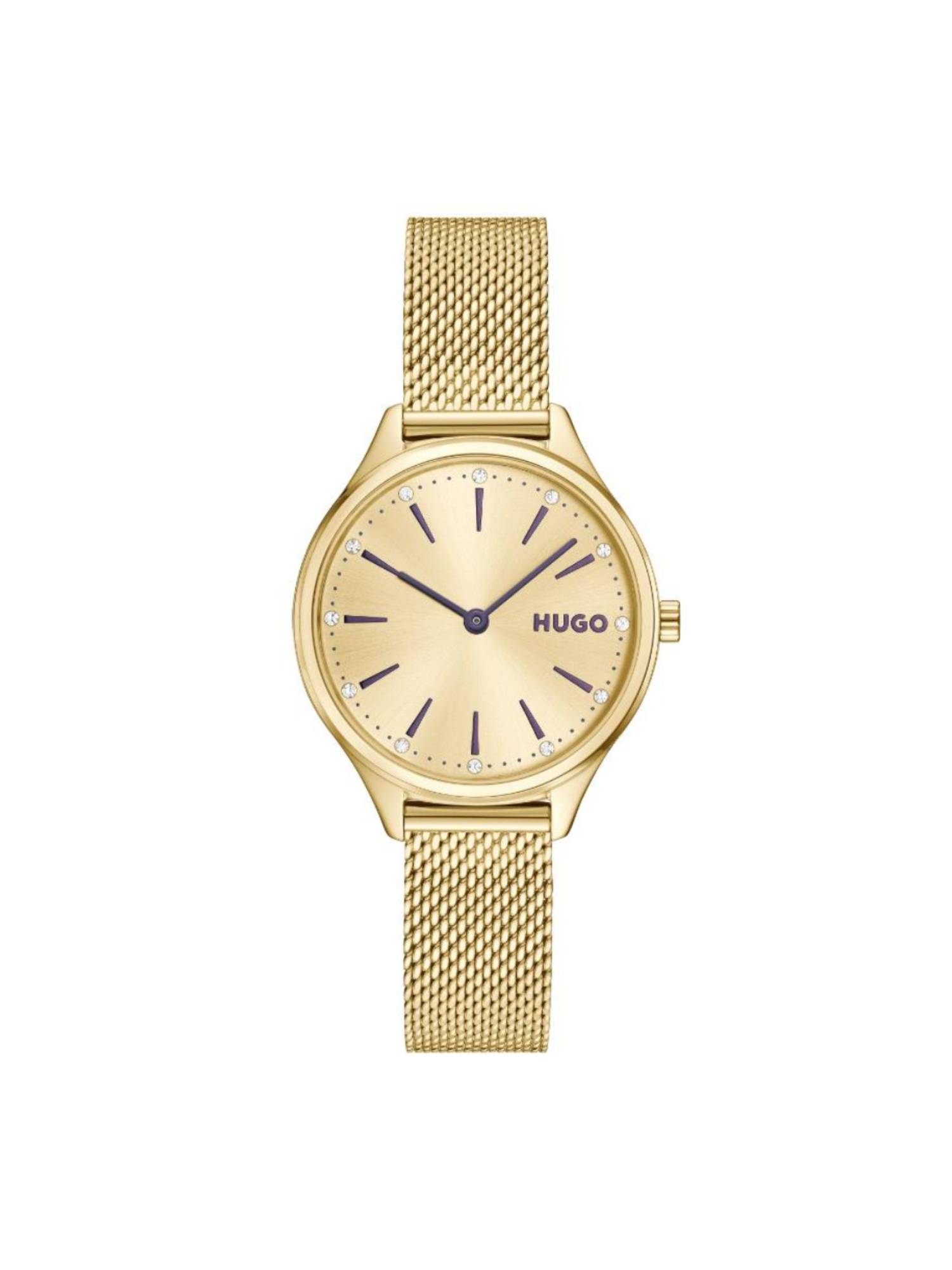 Hugo Glossy Basic Gold 30 mm Dial Women Analog Watch (1540188) (M)