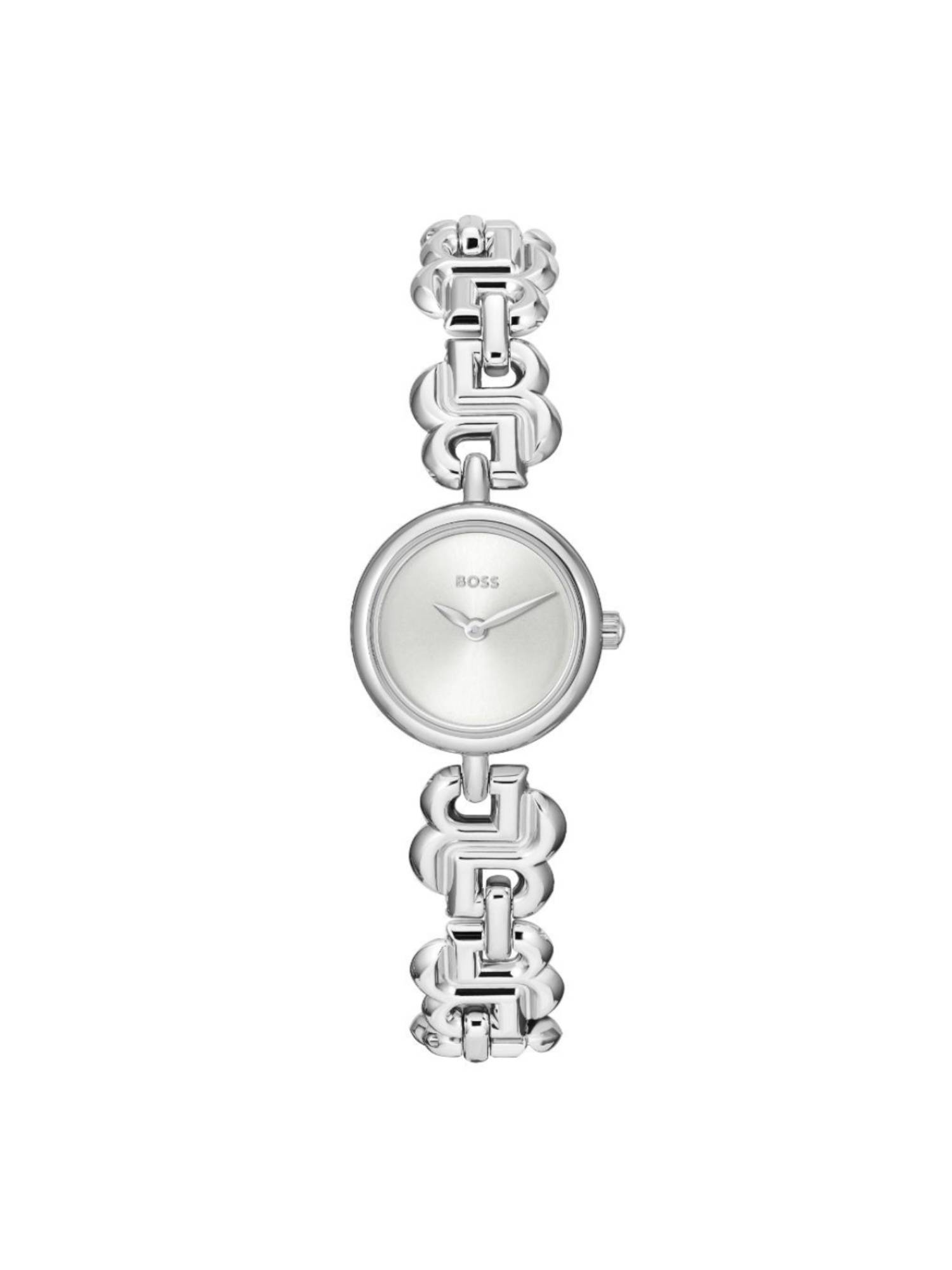 Boss Double B Dressy Qtz 23 mm Basic Slim White Dial Women Watch (1502793) (M)