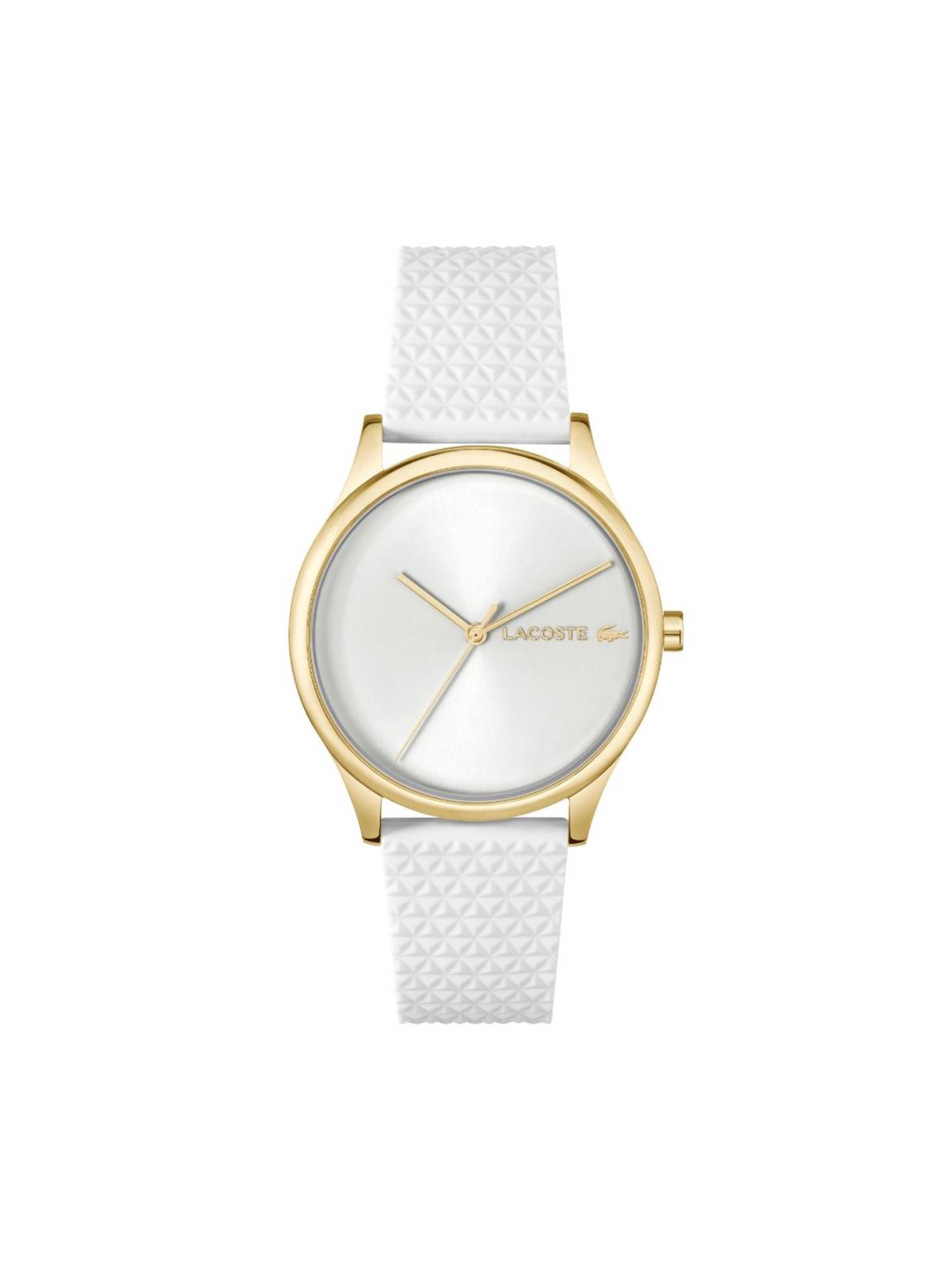 Lacoste Crocodelle White 36 mm Dial Women Analog Watch (2001490) (M)