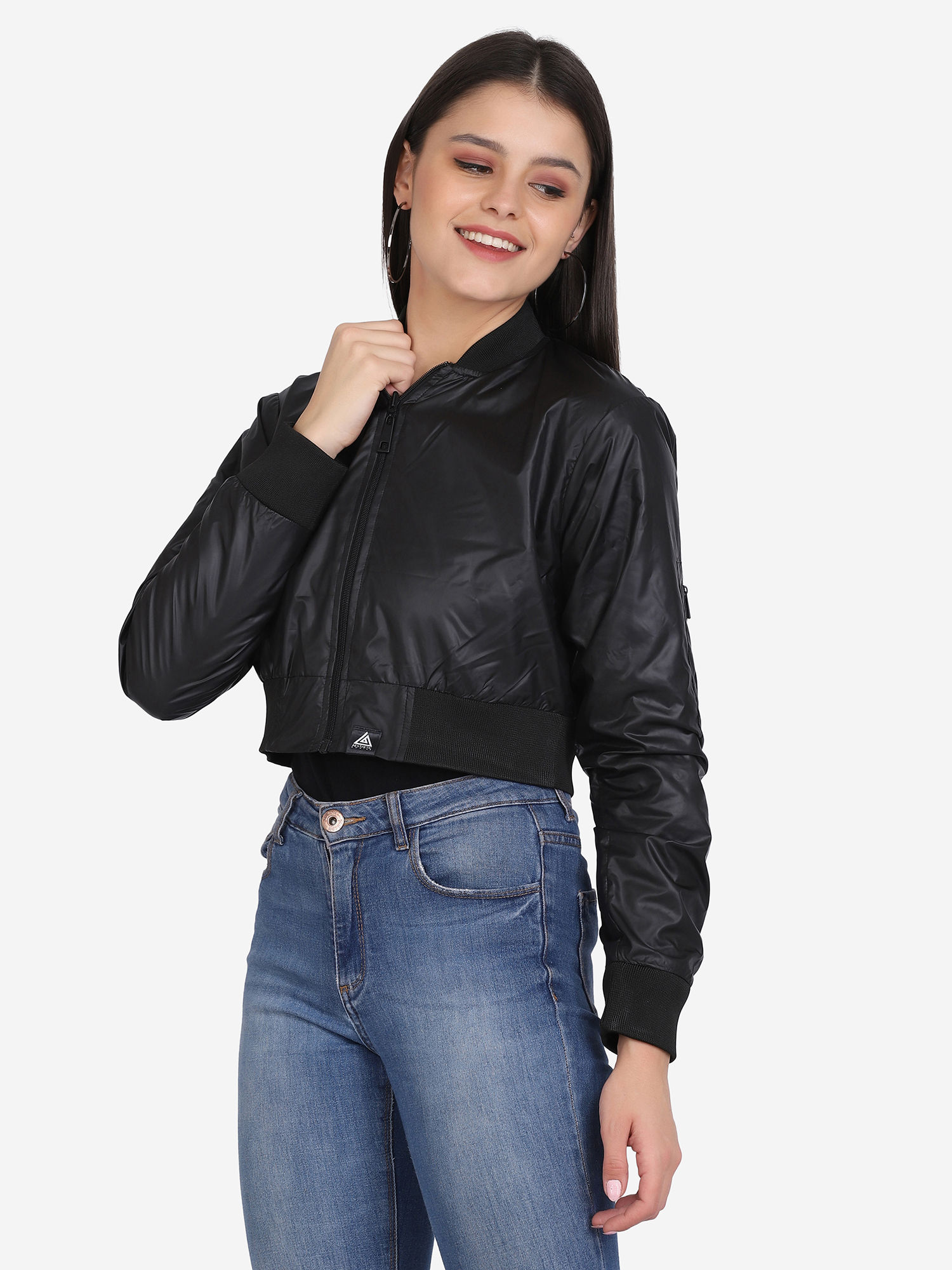 Aesthetic Bodies Women's Bomber Jacket Black: Buy Aesthetic Bodies ...