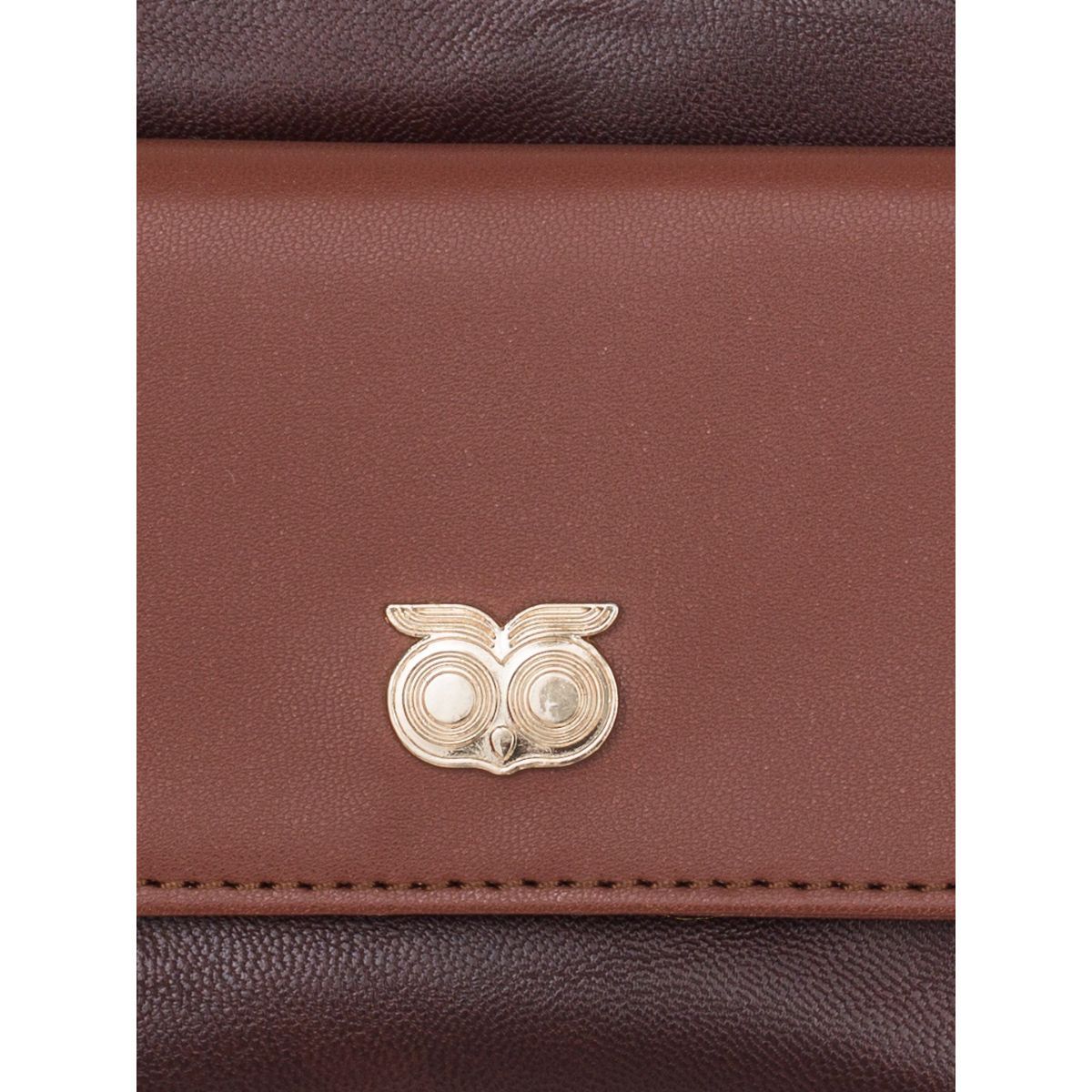 Buy Chumbak Blossom Branches Tech Wallet Brown Online