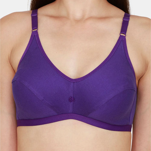 Zivame T-Shirt : Buy Zivame Coucouc Essentials Single Layered Non-wired  Medium Coverage T-shirt Bra Purple Online