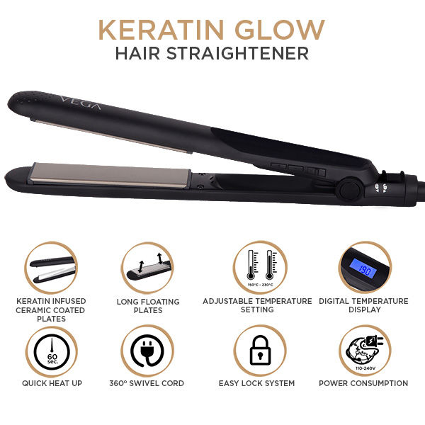 vega keratin hair straightener