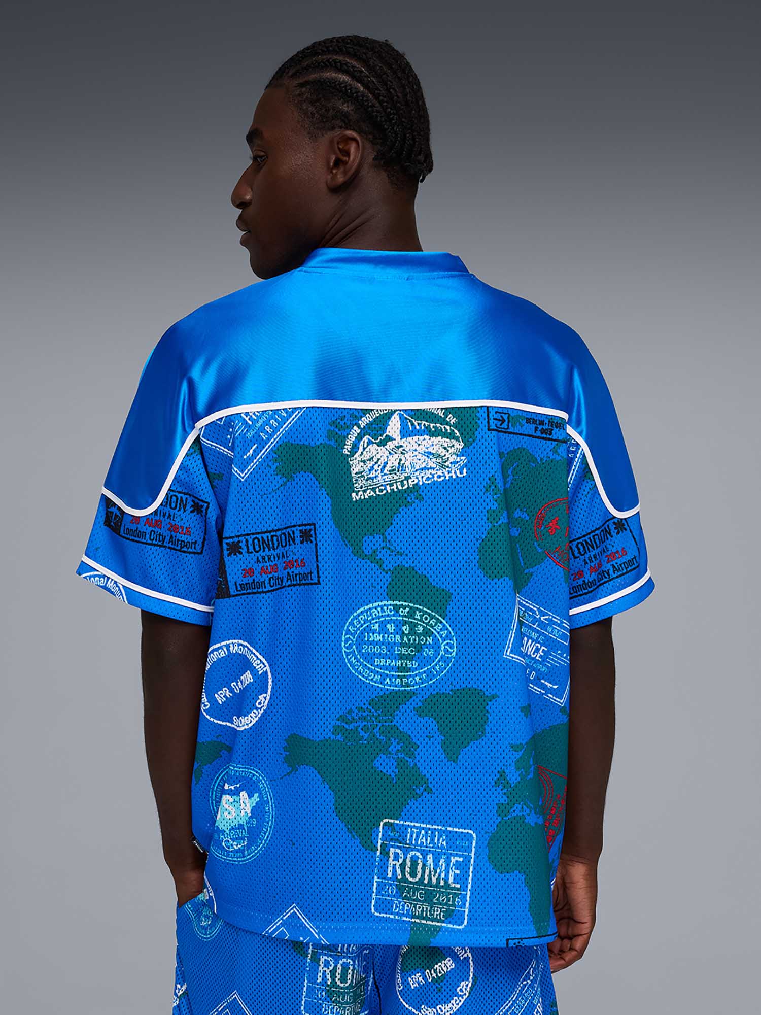 Buy Puma Atw Dylan Mens Oversized Basketball Jersey Blue Online
