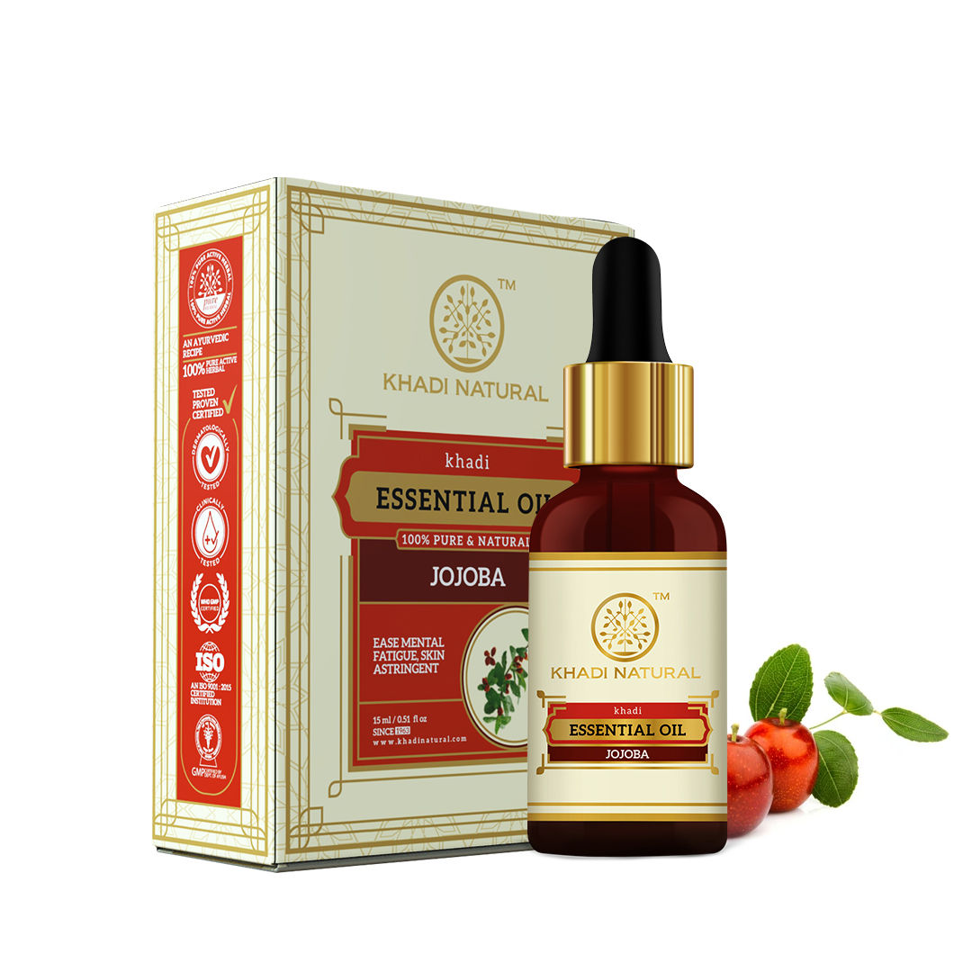 Khadi Natural Jojoba Essential Oil Soften & Moisturize Skin